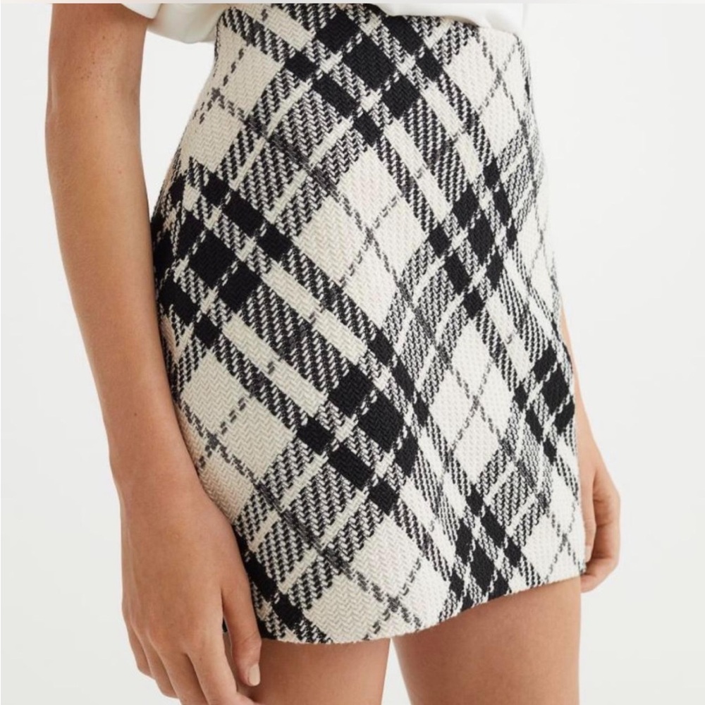 H&M Tweed Mini Skirt